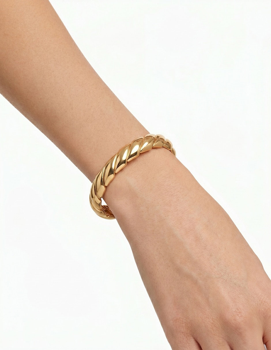 Pulsera acabado martillado 4