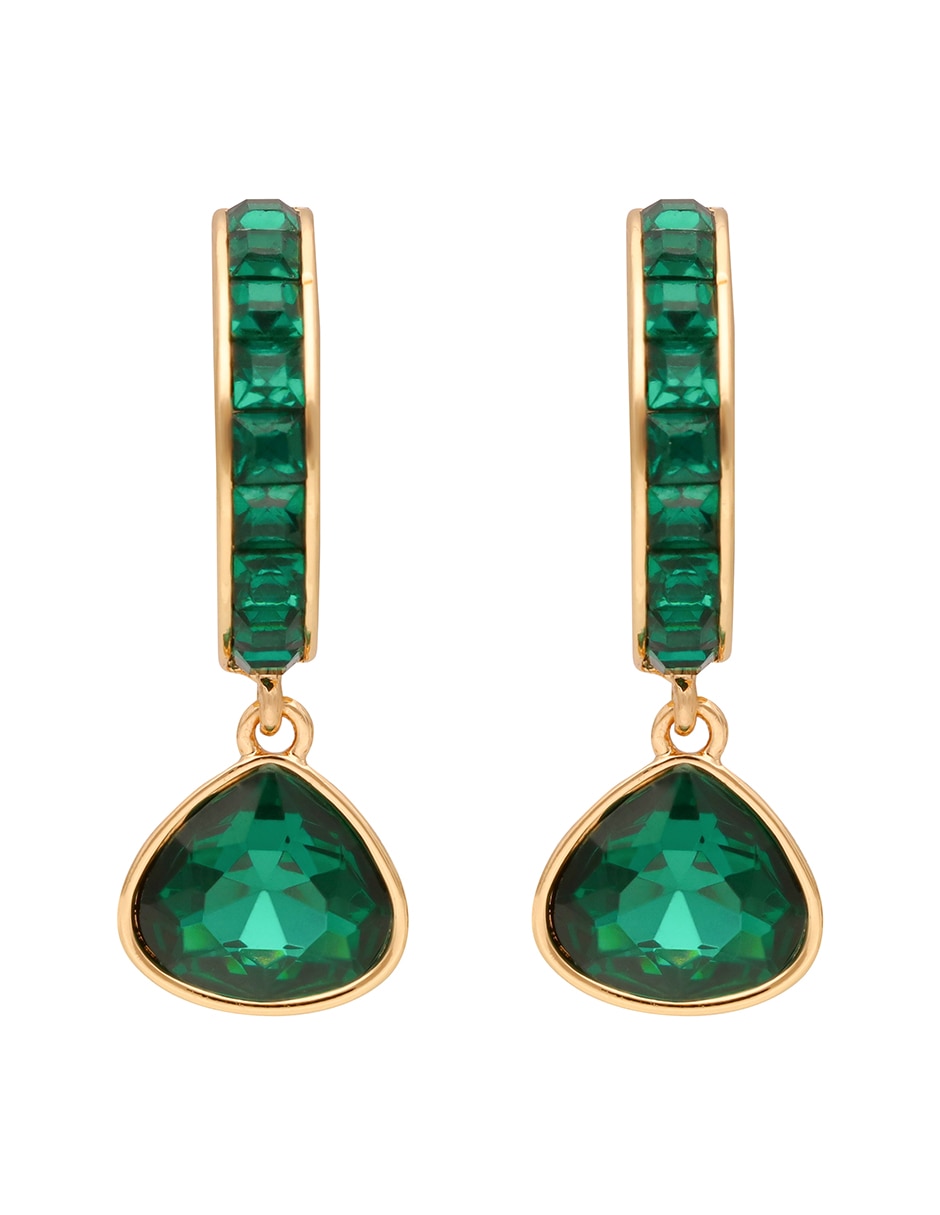 Aretes circulares Color Earring Capsule con acabado brillante cristal 2