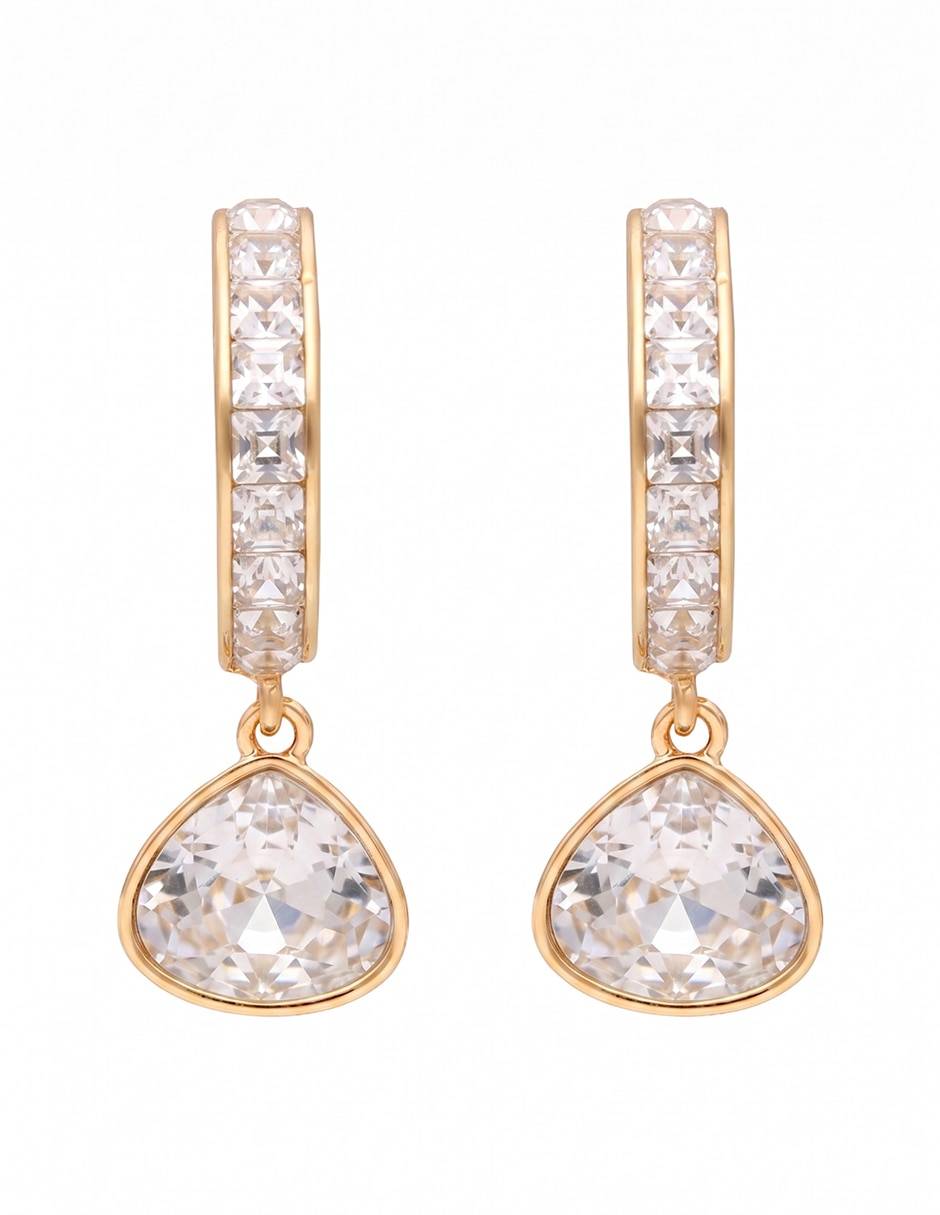 Aretes circulares Color Earring Capsule con acabado brillante cristal 2