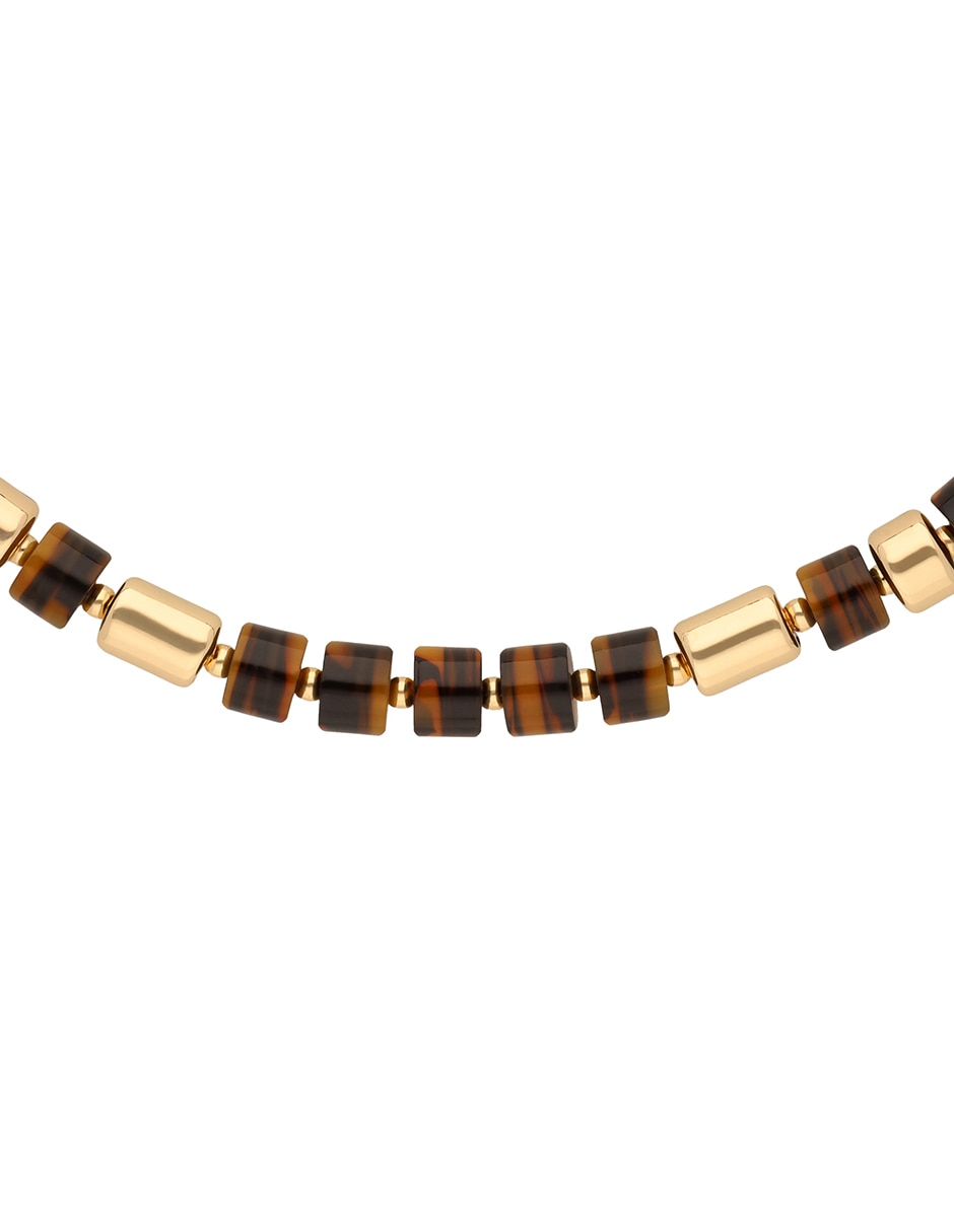 Collar Gold Tortois & Cheetah 1