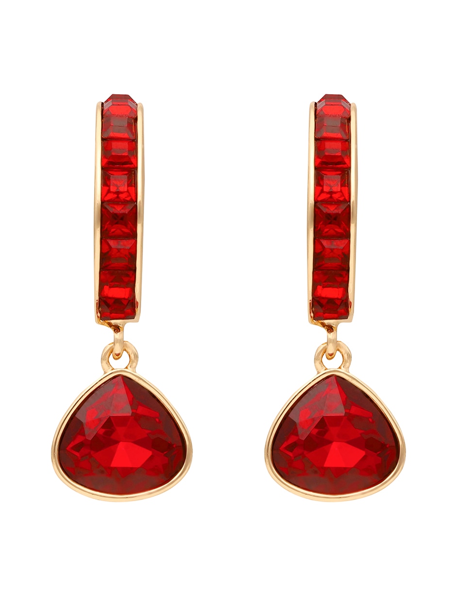 Aretes circulares Color Earring Capsule con acabado brillante cristal 2