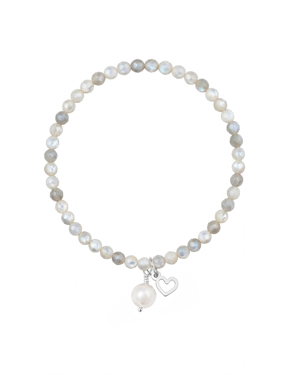 Pulsera de piedra p 925 esenciales con acabado 1