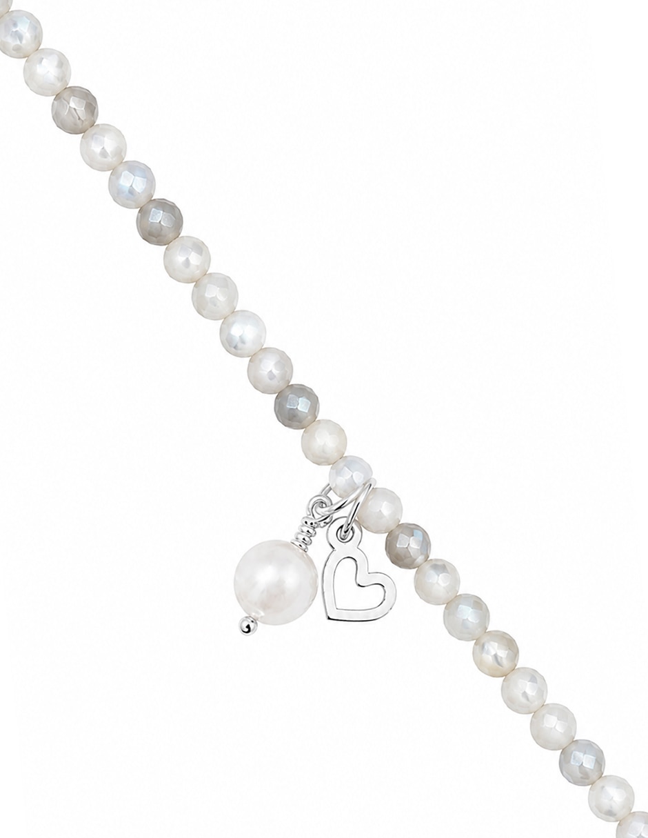 Pulsera de piedra p 925 esenciales con acabado Pulsera de piedra p 925 esenciales con acabado