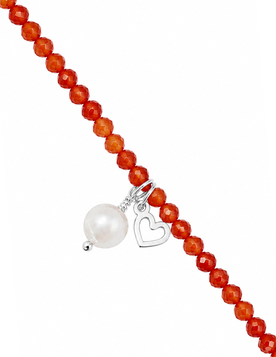 Pulsera de piedra p 925 esenciales con acabado Pulsera de piedra p 925 esenciales con acabado