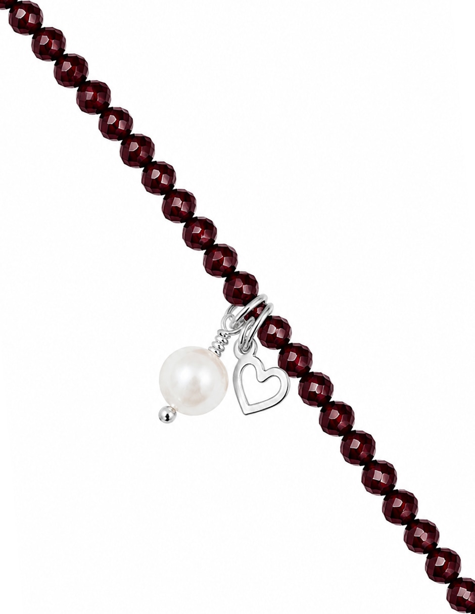 Pulsera de piedra p 925 esenciales con acabado