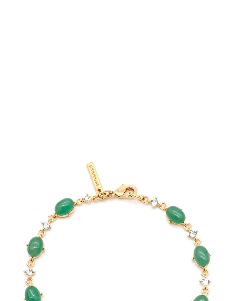 Pulsera Aventurine con acabado pavé Pulsera Aventurine con acabado pavé