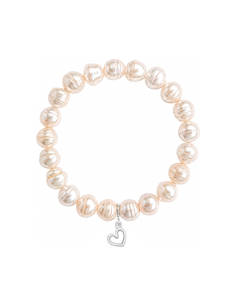 Pulsera con perla P 925 acabado brillante 1