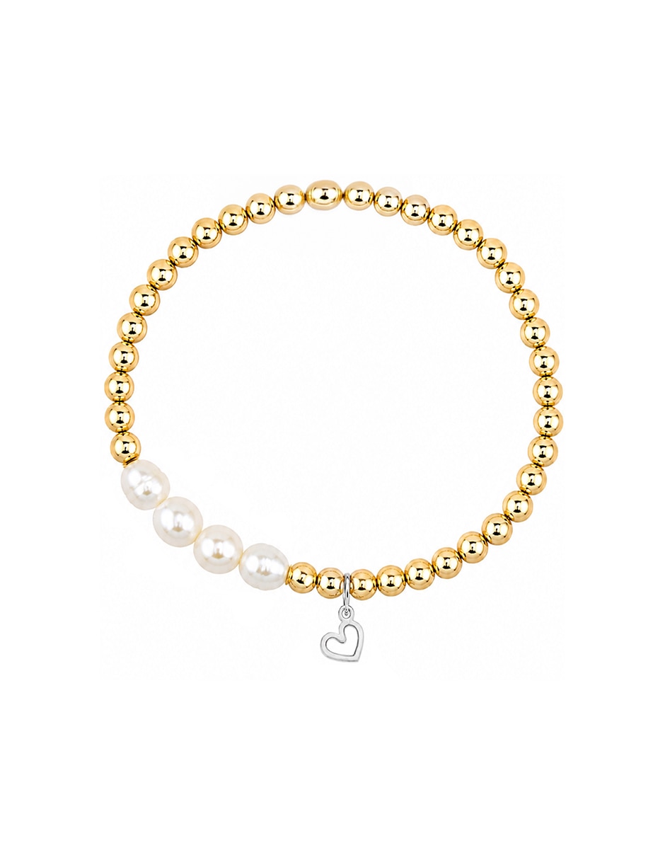 Pulsera de perla con perla p 925 petit perlas acabado 1
