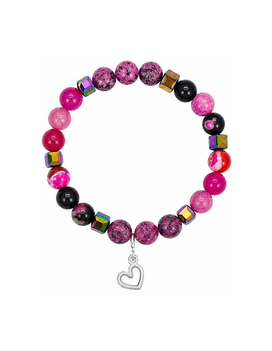 Pulsera de ágata con ágata p 925 petit piedras acabado 1
