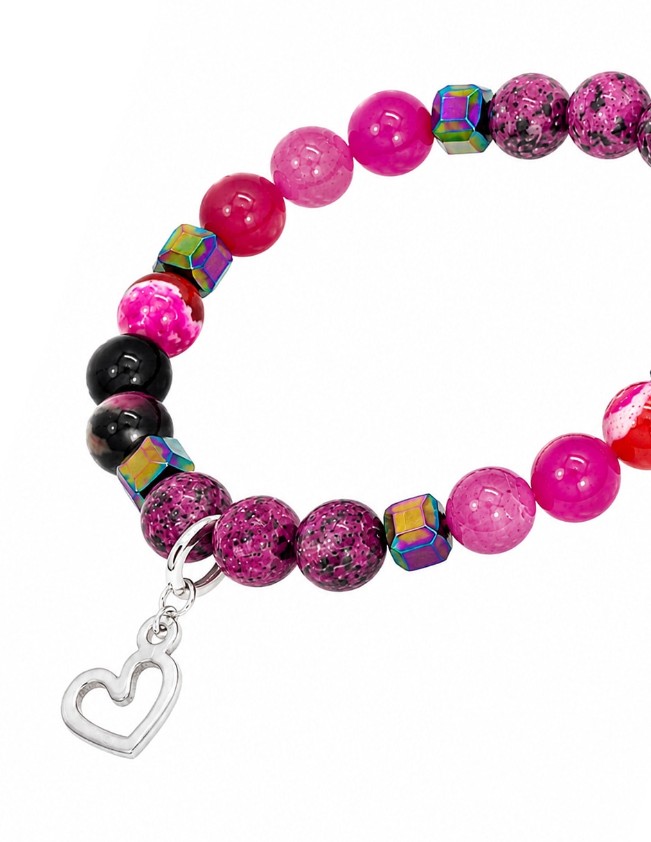 Pulsera de ágata con ágata p 925 petit piedras acabado