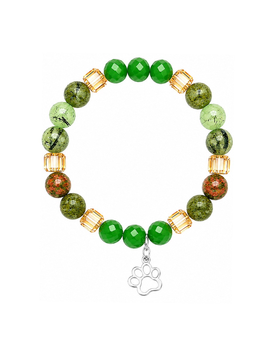 Pulsera de piedra con semipreciosas p 925 petit piedras acabado 1
