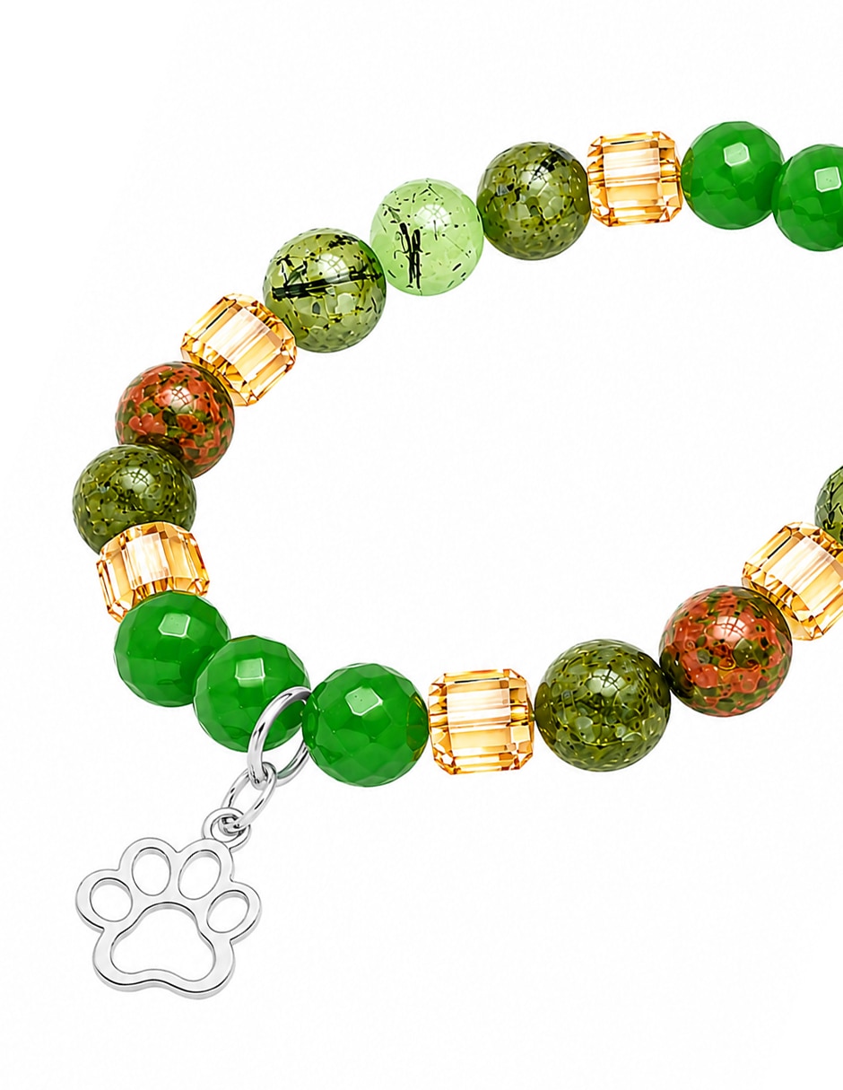Pulsera de piedra con semipreciosas p 925 petit piedras acabado Pulsera de piedra con semipreciosas p 925 petit piedras acabado