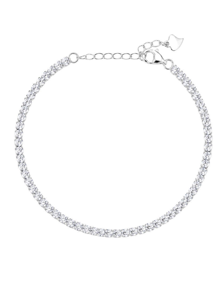 Pulsera de plata con zirconia p 925