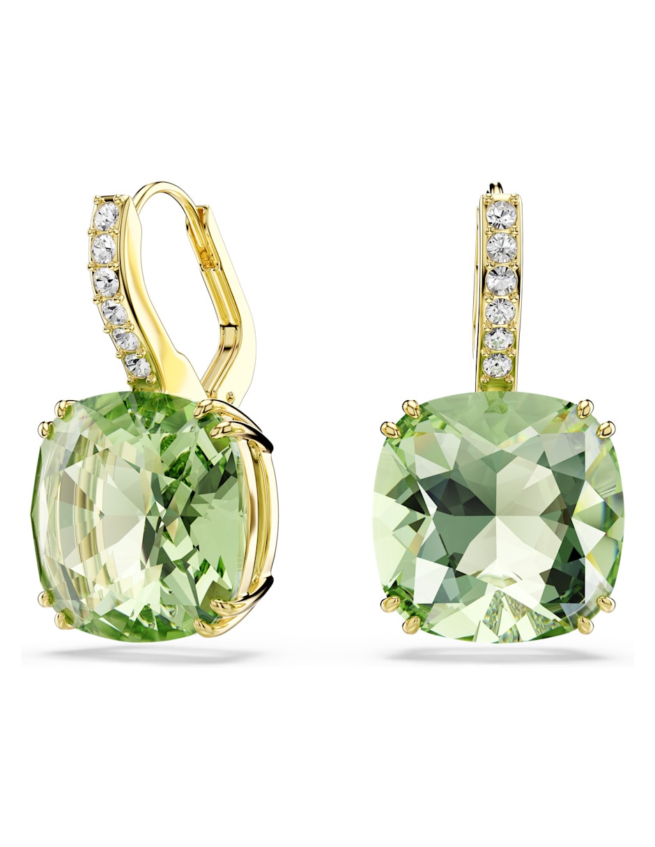 Aretes cortos Octagonal Millenia con acabado brillante