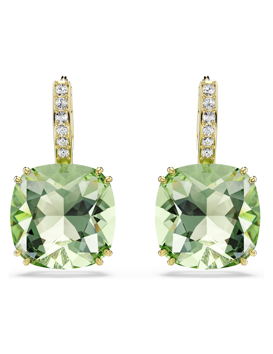 Aretes cortos Octagonal Millenia con acabado brillante