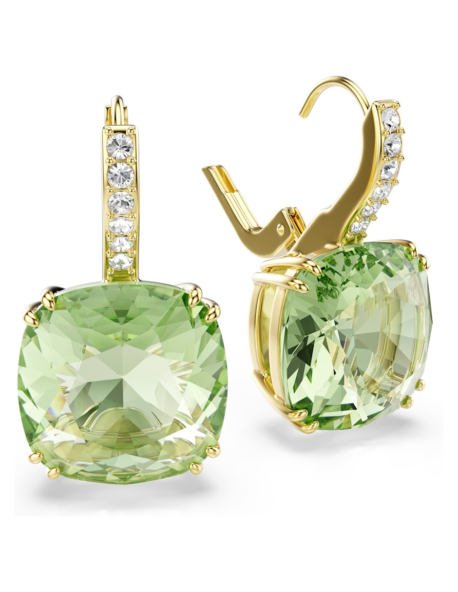 Aretes cortos Octagonal Millenia con acabado brillante