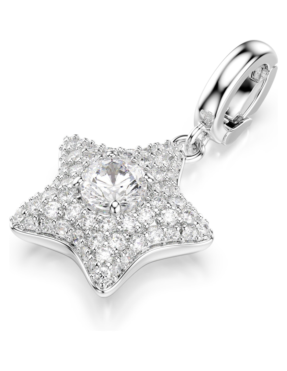 Charm de estrella sublima de rodio 3