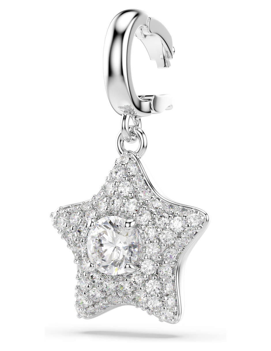 Charm de estrella sublima de rodio 4