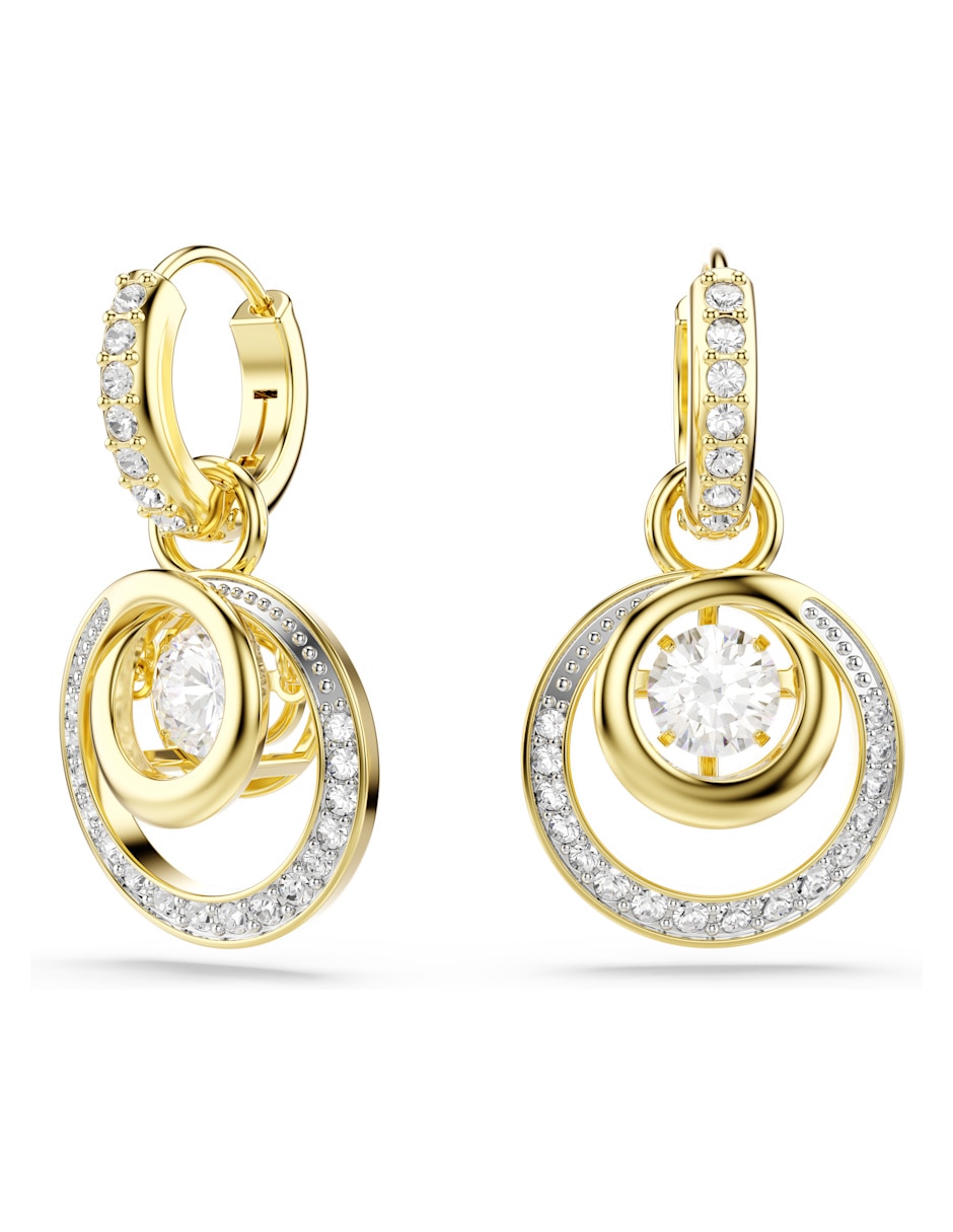 Aretes cortos Hyperbola Spin con acabado brillante 1