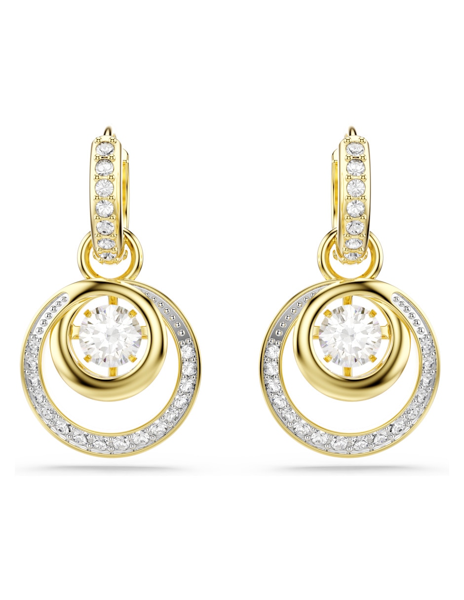 Aretes cortos Hyperbola Spin con acabado brillante swarovski Aretes cortos Hyperbola Spin con acabado brillante swarovski