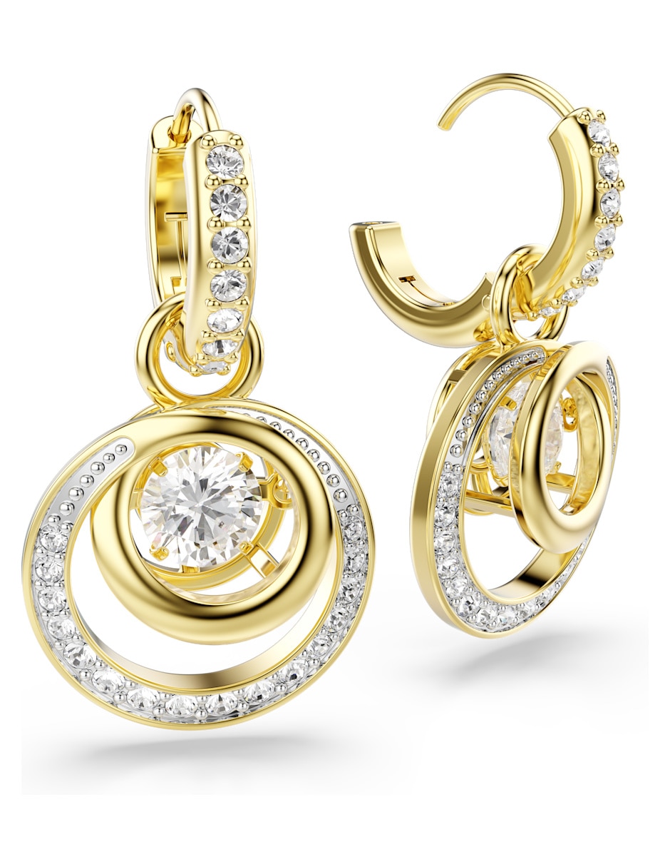 Aretes cortos Hyperbola Spin con acabado brillante 3