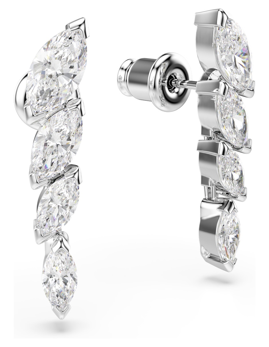 Aretes largos de Mesmera con acabado brillante 5