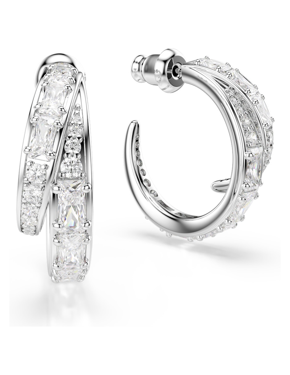 Aretes cortos Vienna con acabado brillante 3