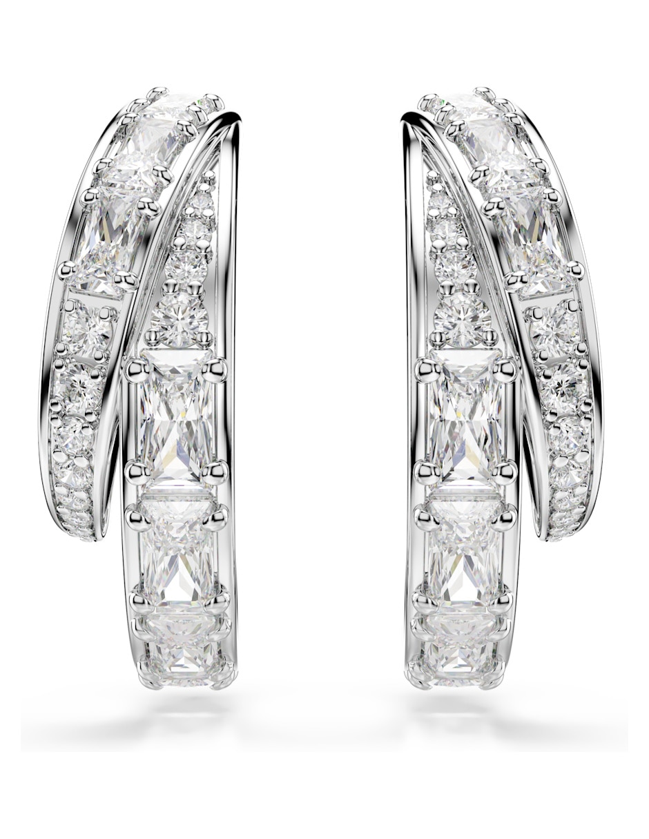 Aretes cortos Vienna con acabado brillante 4