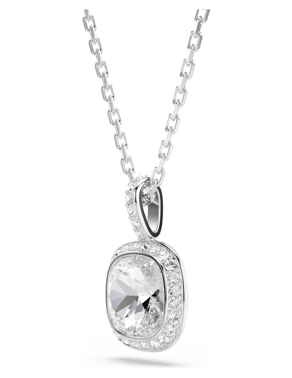 Collar con dije cuadrado Swarovski Una