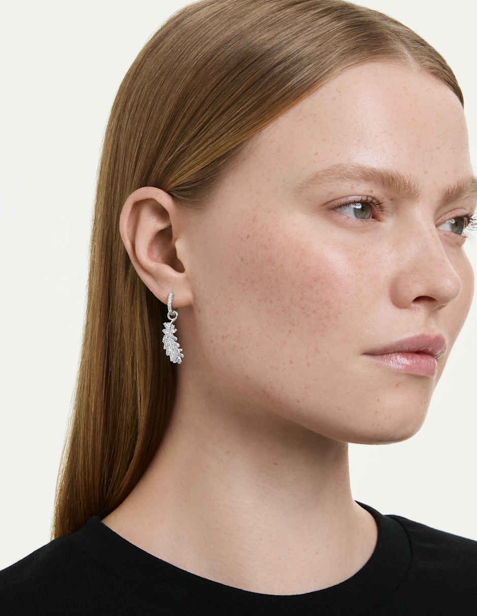 Aretes cortos Vienna con acabado brillante swarovski