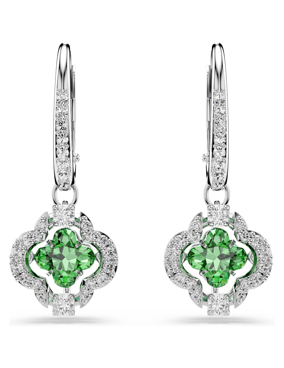 Aretes cortos Trébol Una con acabado brillante 1