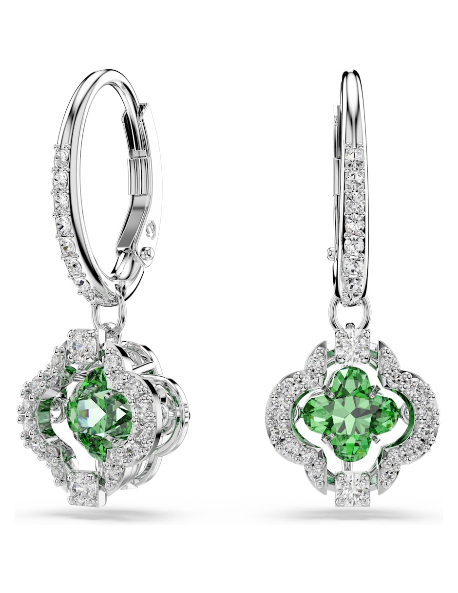 Aretes cortos Trébol Una con acabado brillante 3