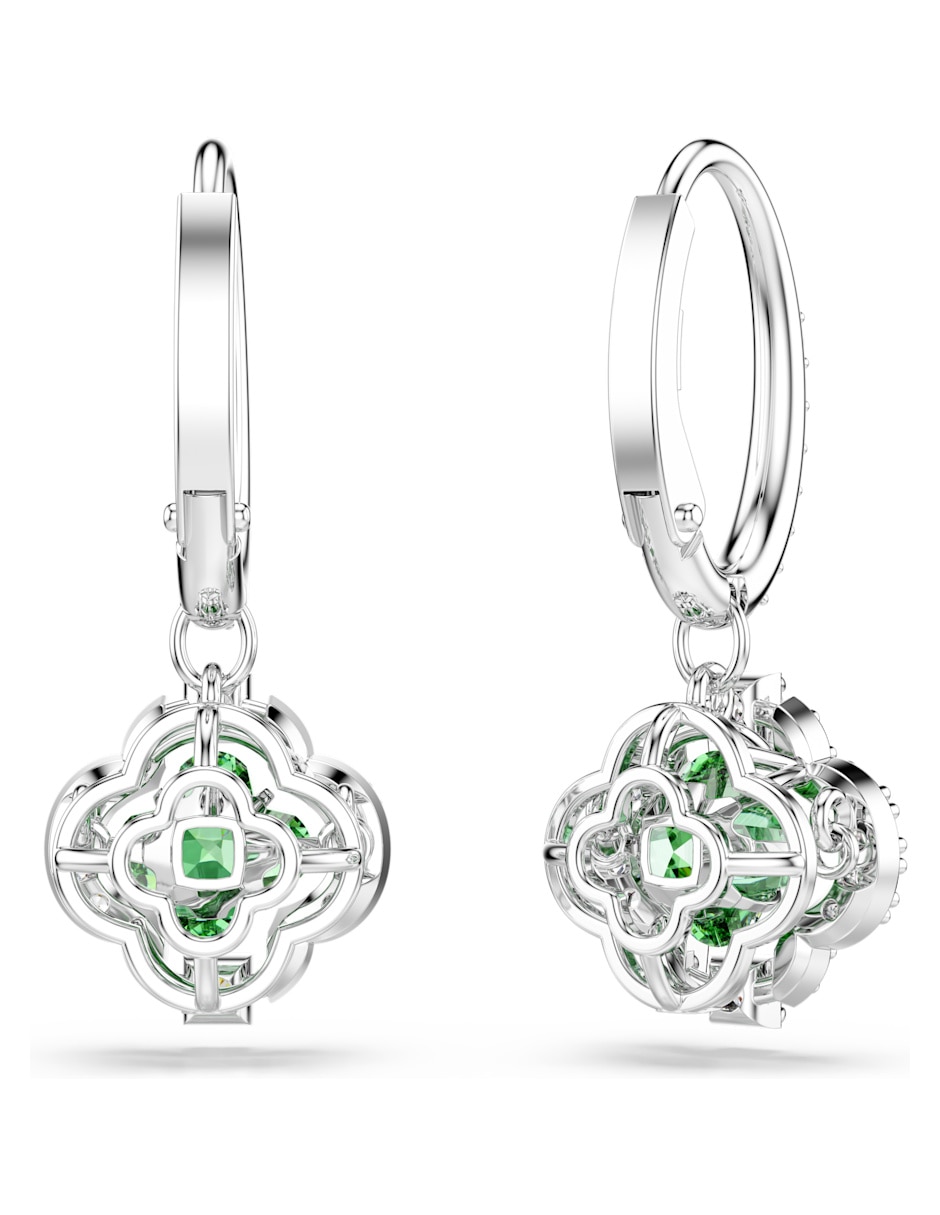 Aretes cortos Trébol Una con acabado brillante 5