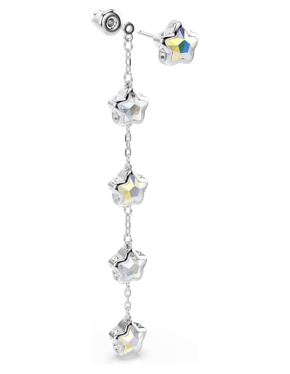 Aretes largos de Estrella Chroma con acabado brillante 6