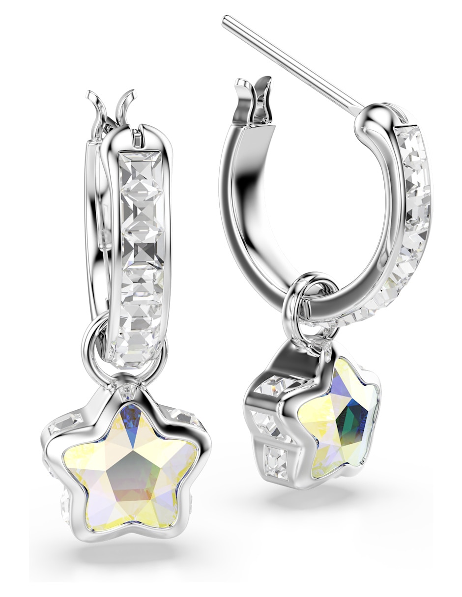 Aretes cortos de Estrella Chroma con acabado brillante
