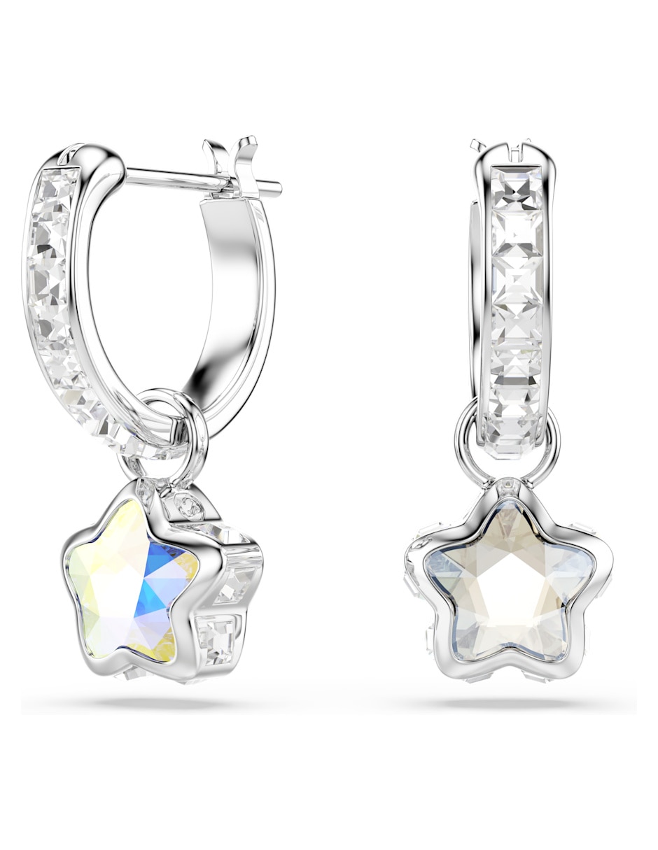 Aretes cortos de Estrella Chroma con acabado brillante 5