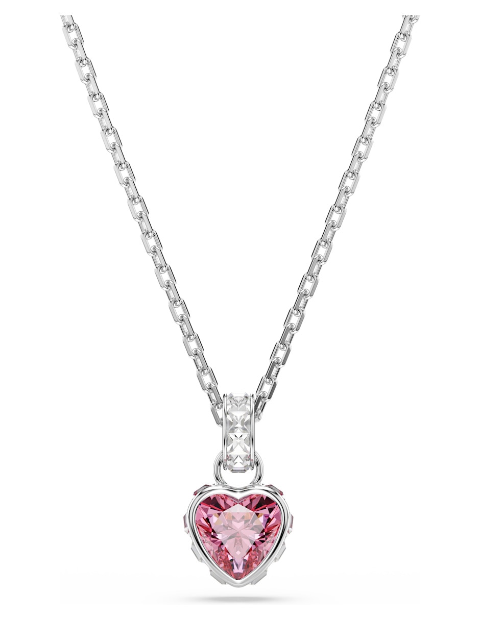 Collar con dije de Corazón Swarovski Chroma