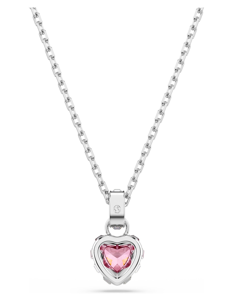 Collar con dije de Corazón Swarovski Chroma