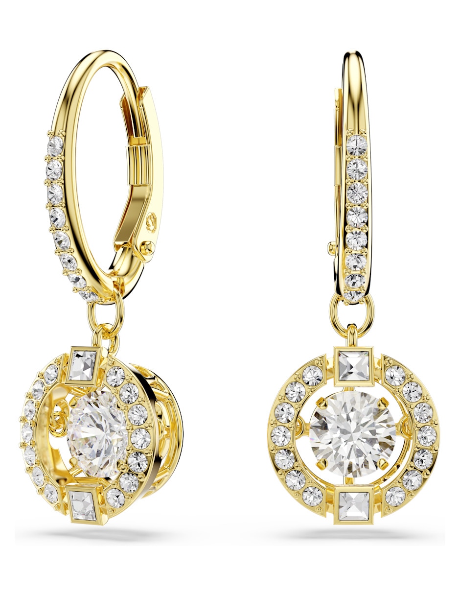 Aretes cortos Una con acabado brillante