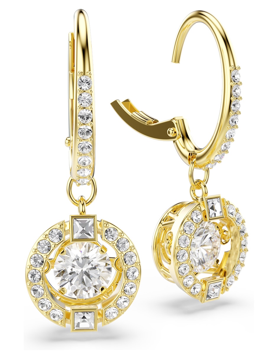 Aretes cortos Una con acabado brillante