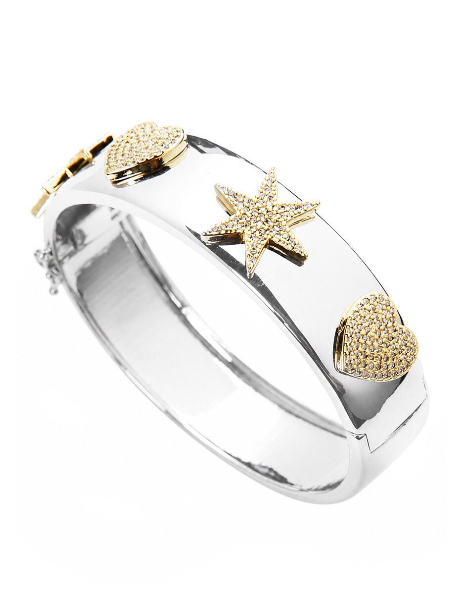 Brazalete con Dulce Destello acabado baño de oro 2