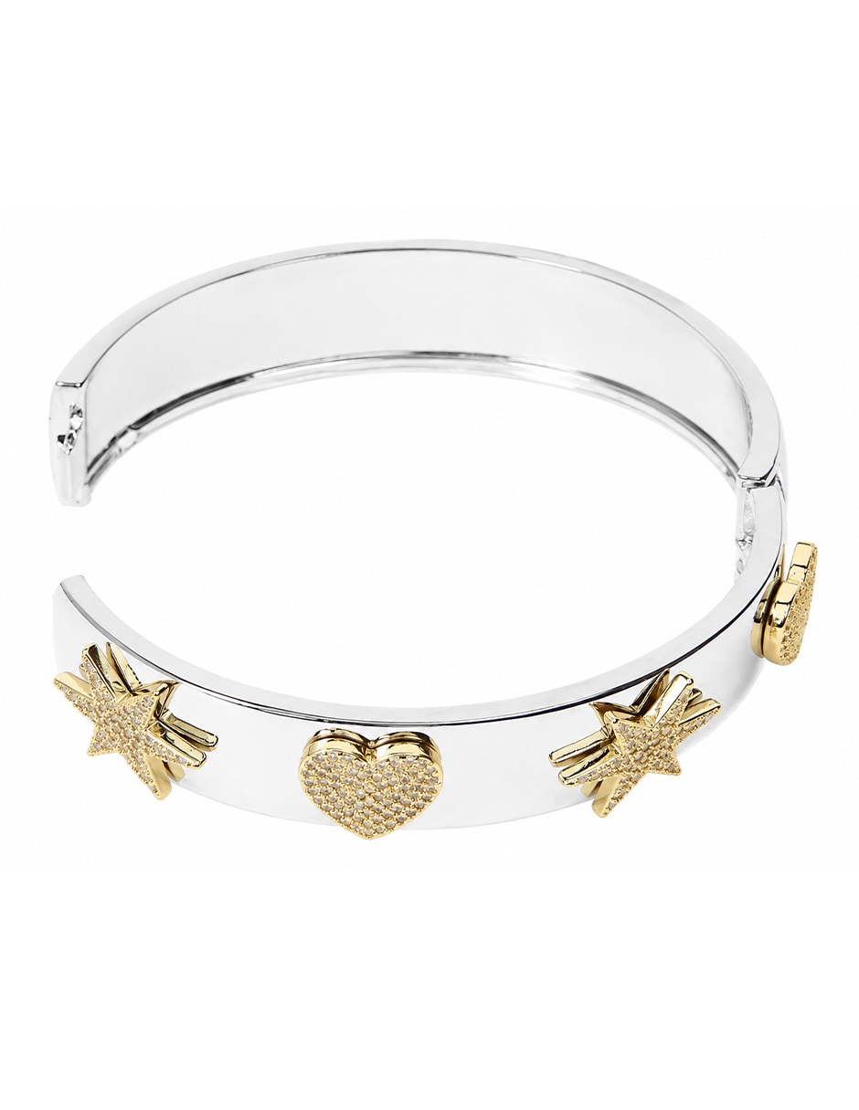 Brazalete con Dulce Destello acabado baño de oro 6