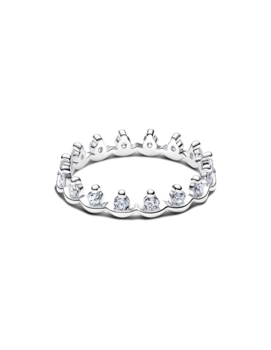 Anillo P 925 de plata zirconia cúbica pulido 2