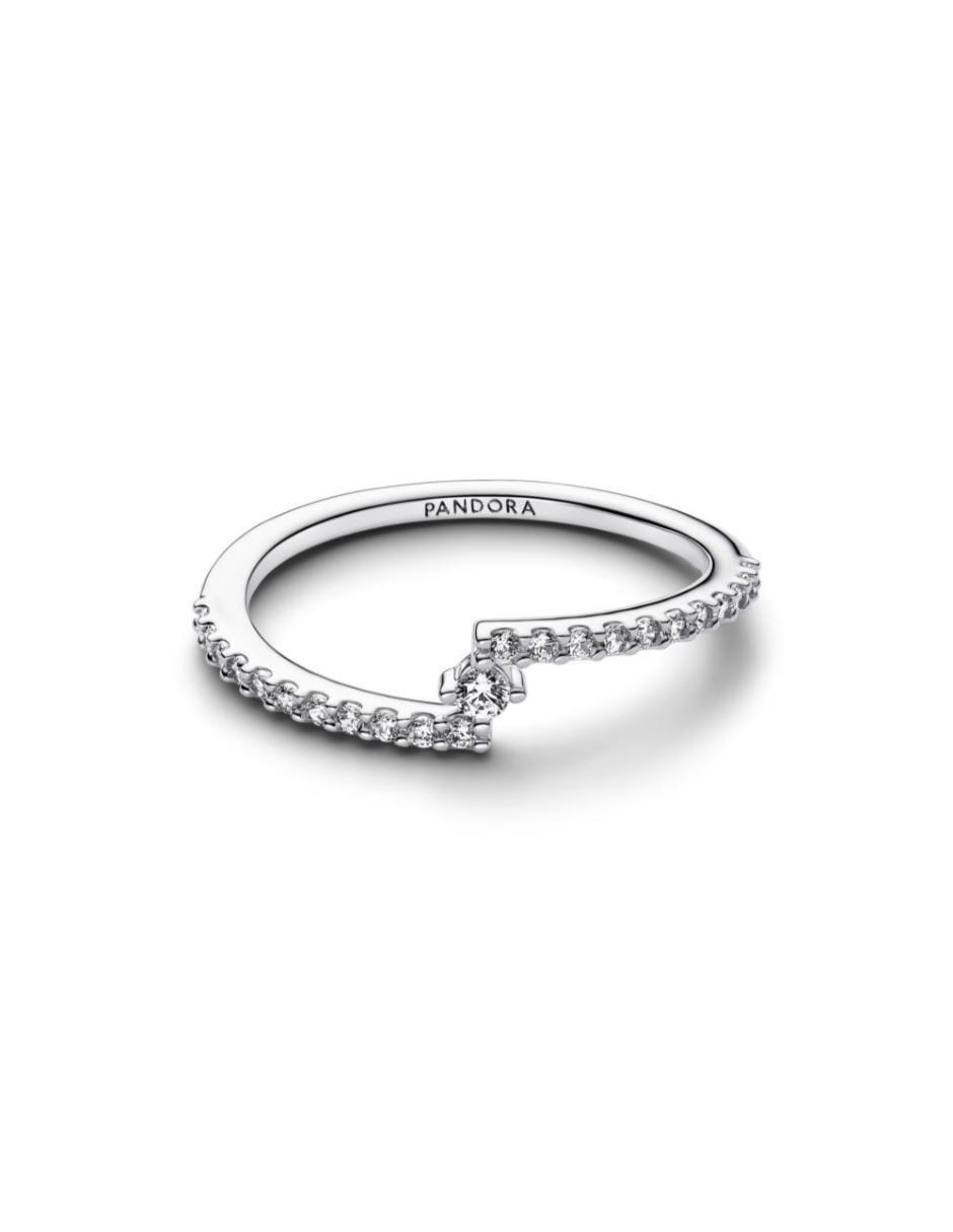 Anillo P 925 de plata zirconia cúbica pulido 2