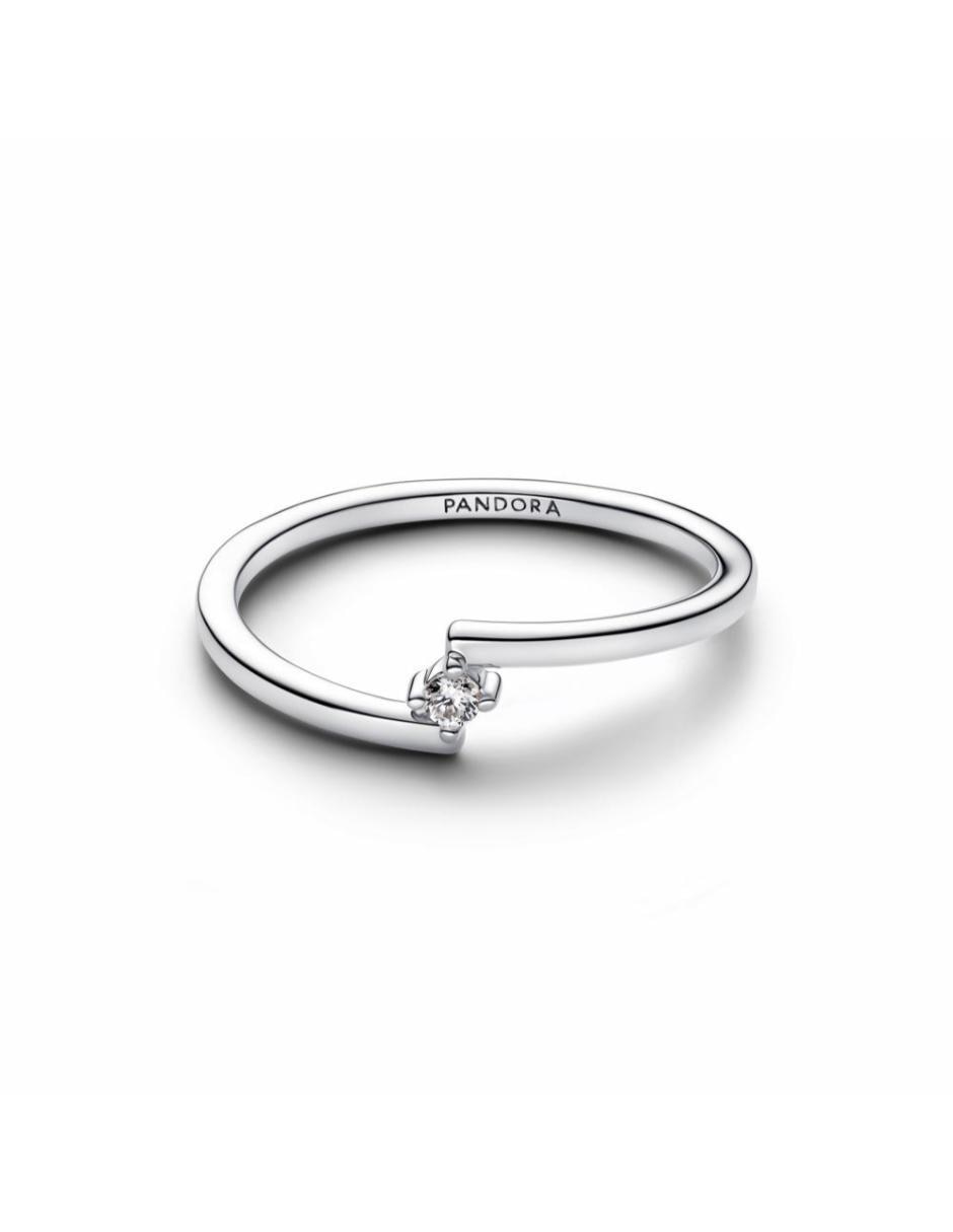Anillo P 925 de plata zirconia cúbica pulido 3