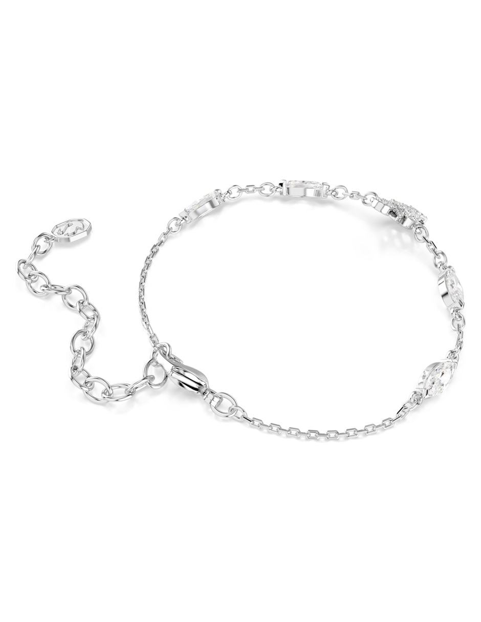 Pulsera con swarovski swan acabado 4