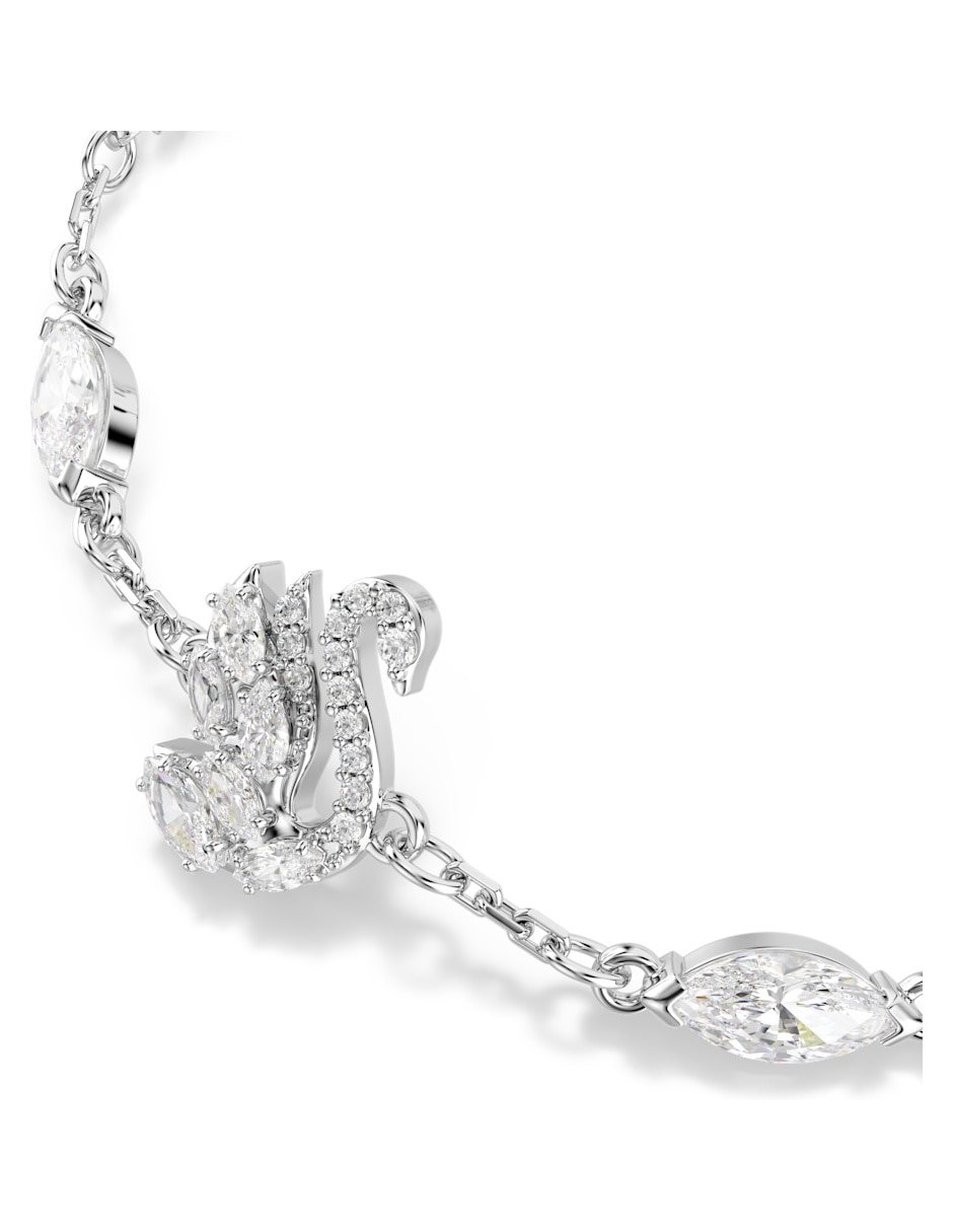 Pulsera con swarovski swan acabado