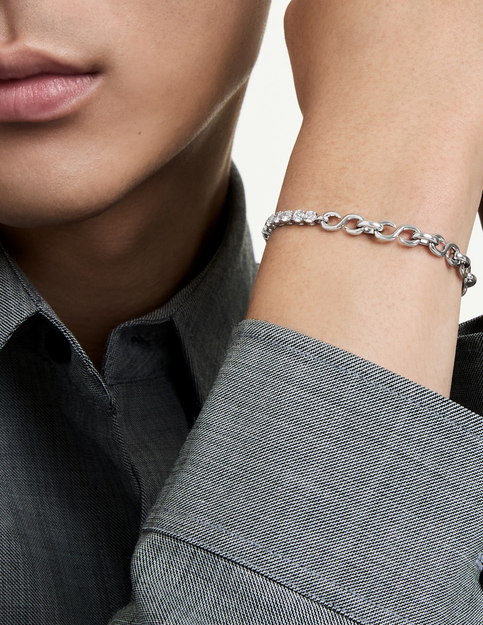 Pulsera con swarovski matrix acabado 6
