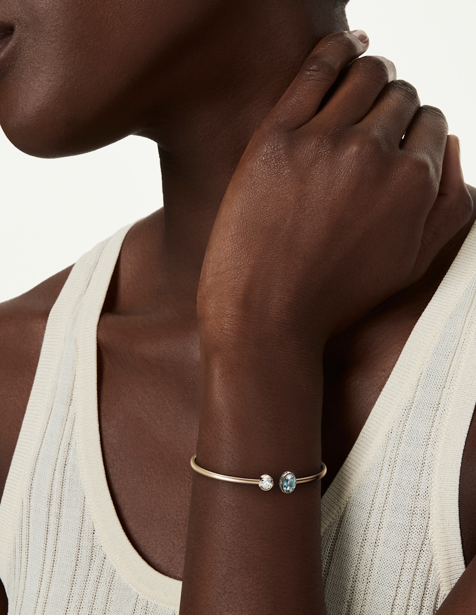 Brazalete con swarovski chroma 2