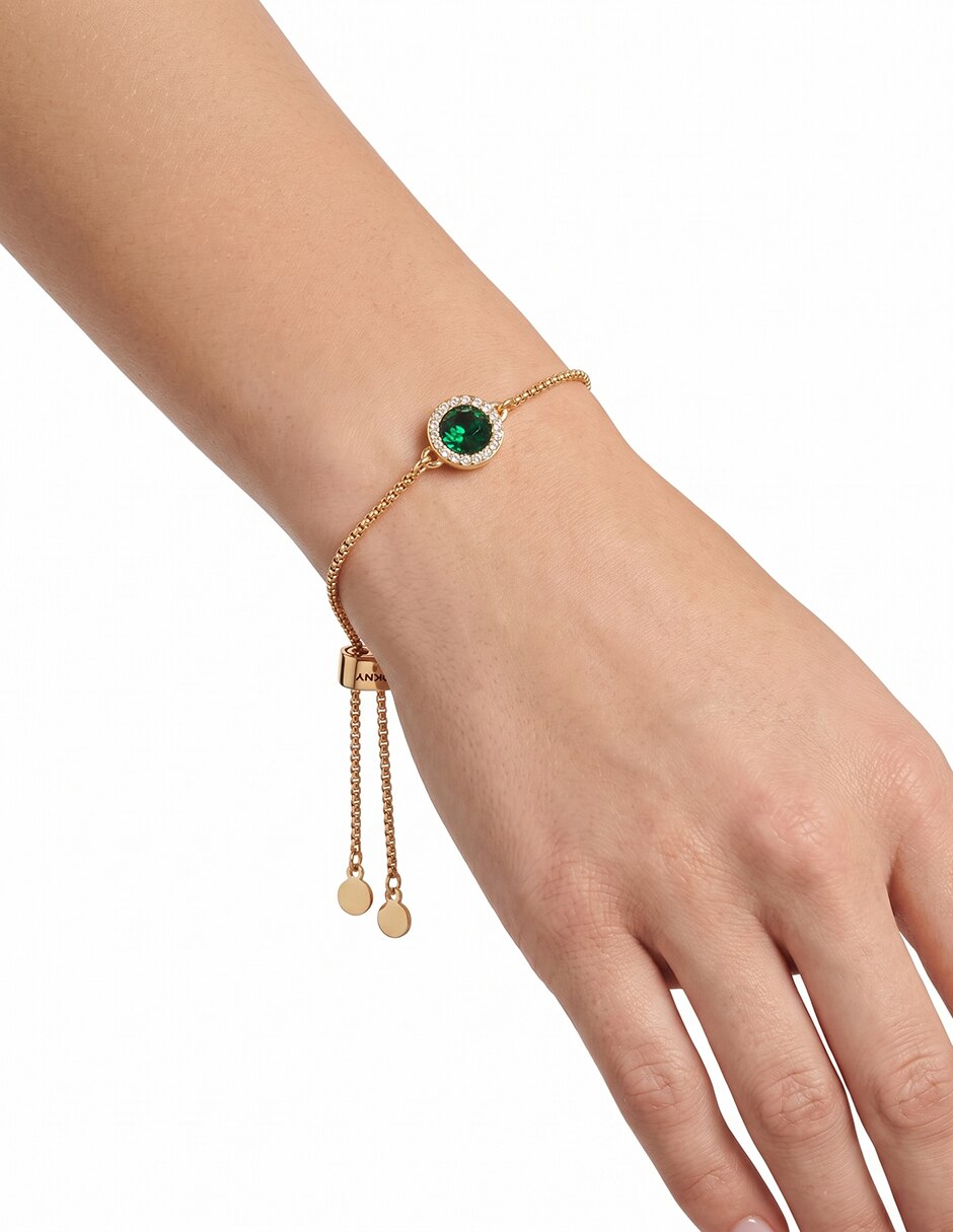 Pulsera con cristal Bardot acabado pavé 2